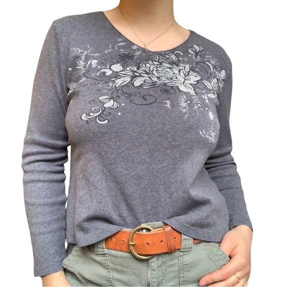 Autre Chose Rhinestone Top - Picture 3 of 11